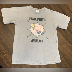 2009 Pink Floyd Animals Men’s T-Shirt Red Anvil Tag-Small